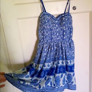 band of gypsies blue dress size xs